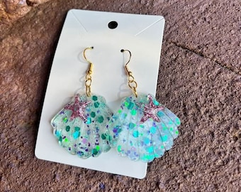 Under The Sea Shell Earrings