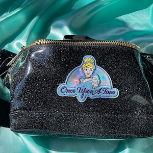 Glass Slipper Princess Glitter Fanny Pack