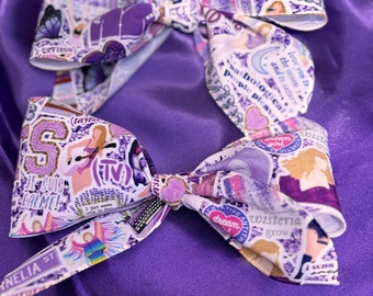 TS Ribbon Bow Clips