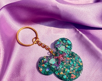 Under The Sea Bow Mouse Keychains