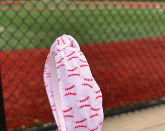Baseball Knotted Headband