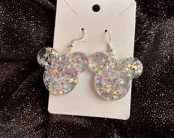 Galaxy Mouse Earrings