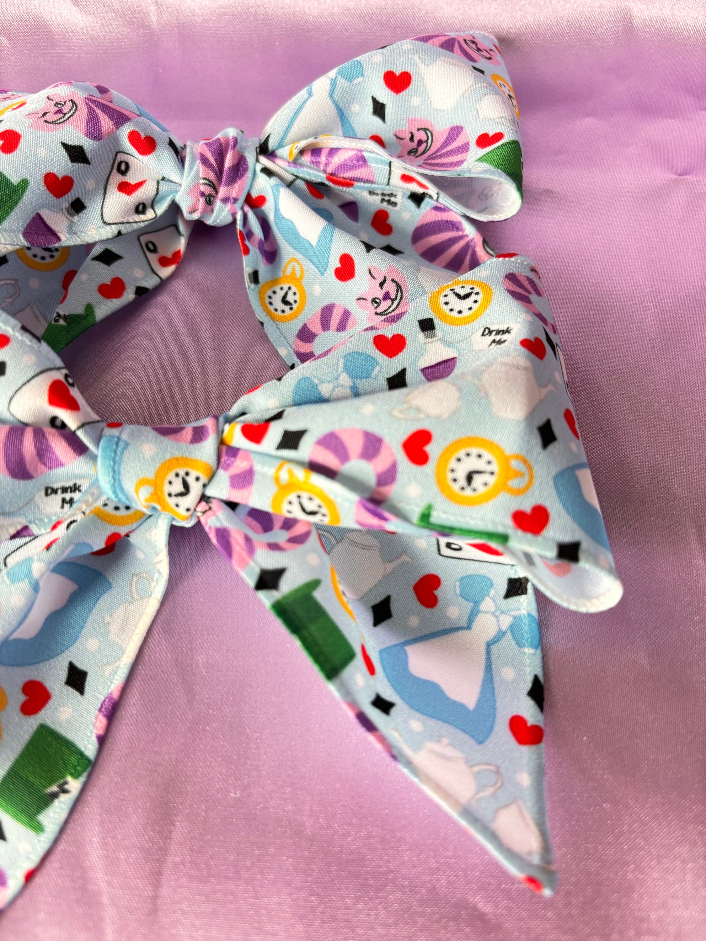 Wonderland Ribbon Bow Clips - Etsy display picture 1