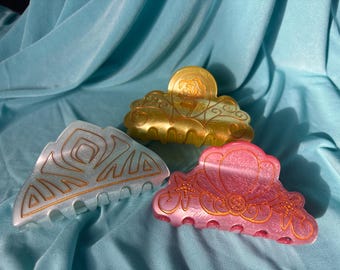 Princess Claw Hair Clips