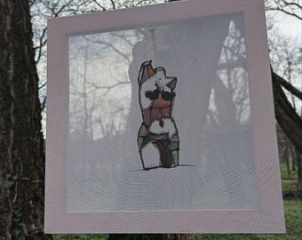 Seidenmalerei, Batik, Kunst, Sammler Dekor