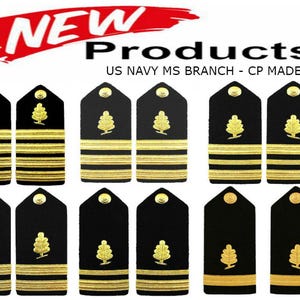 ★米海軍★中尉 ショルダーボード階級章（男性用）/ペア（2枚1組） 米海軍中尉 ショルダーボード階級章男性用ペア2枚1組（IJN