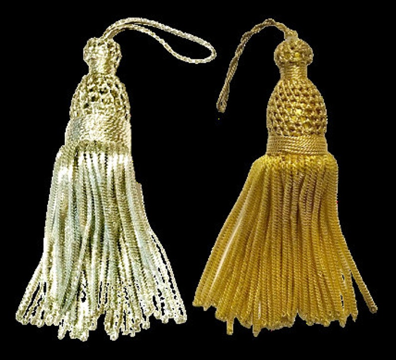 Tassels Gold & Silver Bullion Army Uniform Church Vestments. Gold Silver Bullion