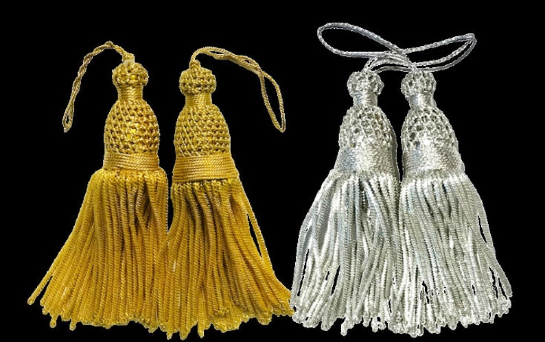 Tassels Gold & Silver Bullion Army Uniform Church Vestments. image 1