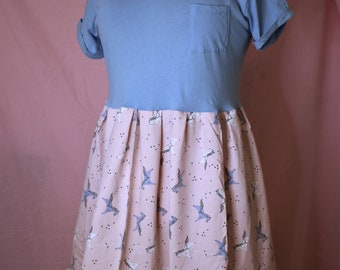 Tshirt Scrap Dress Pastel Unicorns