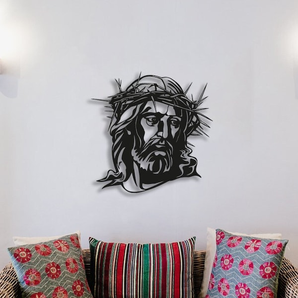 Jesus Metal Art Etsy
