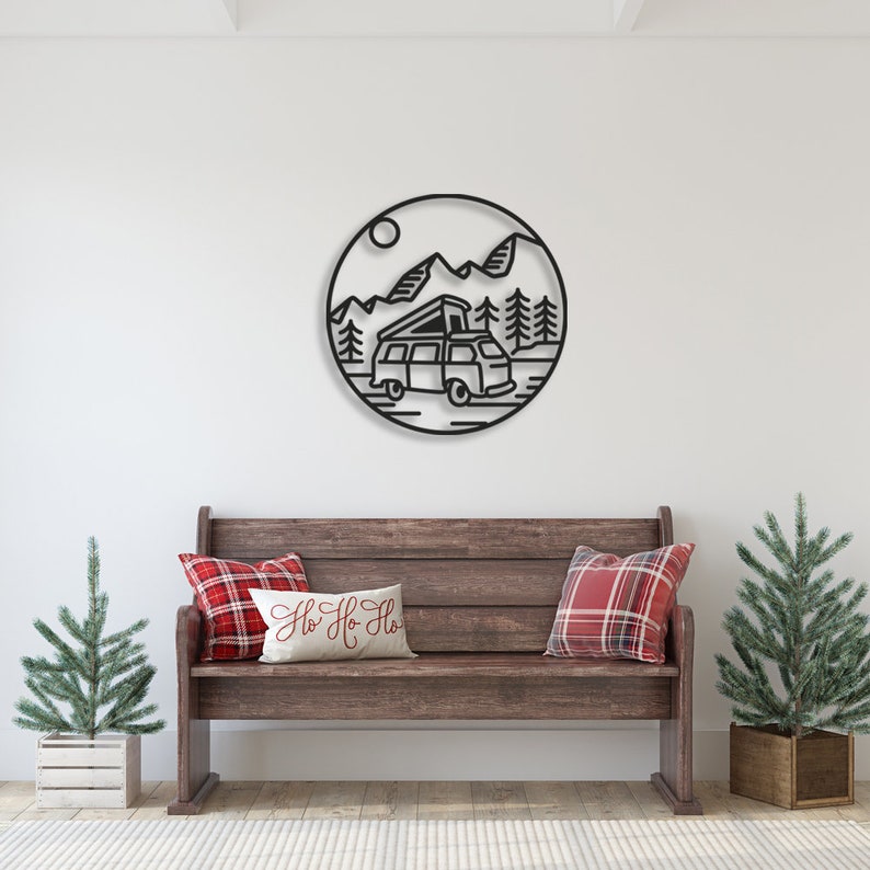 Caravan Wall Art Caravan Metal Wall Decor Metal Wall Decor Etsy