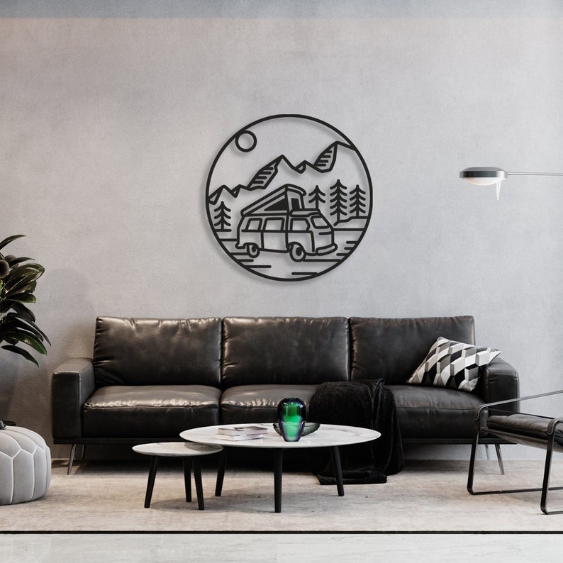 Caravan Wall Art Caravan Metal Wall Decor Metal Wall Decor Etsy