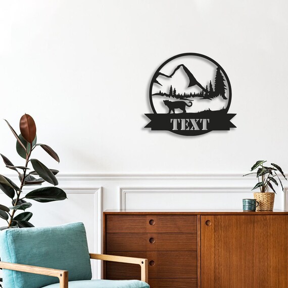 Forest Wall Metal 3D Forest Metal Wall Art Forest Metal Wall Etsy