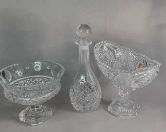 Kristall Vase & Karaffe | Glasgravur Dresden | Buder Bleikristal 24 Prozent