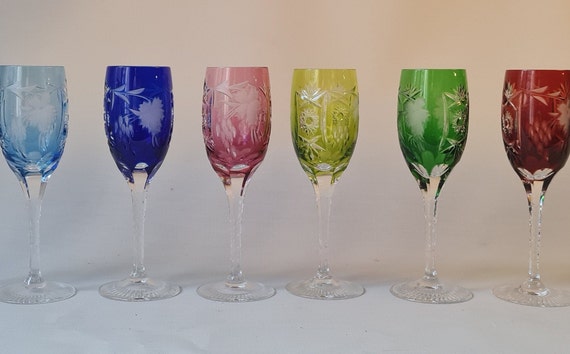 White wine glass | 24% lead crystal with diamond cut | Nachtmann