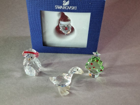 Swarovski Crystal | Miniatures | Christmas | 80s