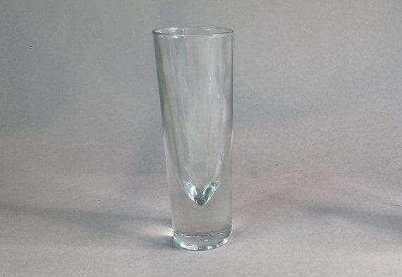 Heavy long drink, cocktail & schnapps glass | 70ies | Vintage | Luxury