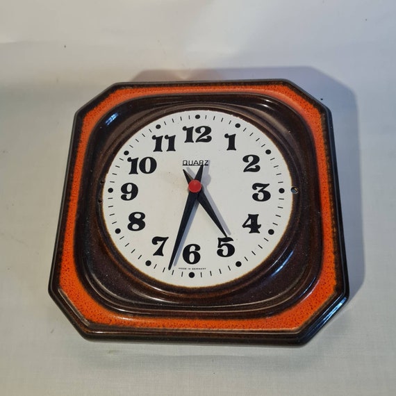 Wall clock | Ceramic | 70s
