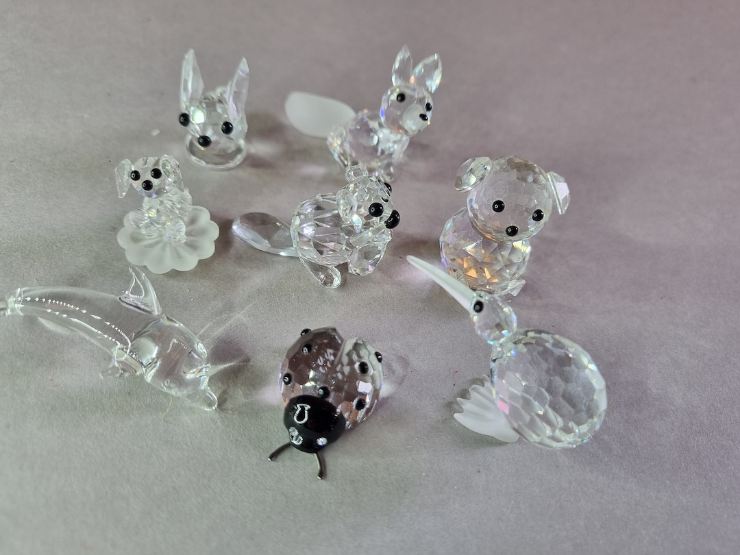 Swarovski Crystal | Miniatures | Crystal Animals | 80s - Etsy