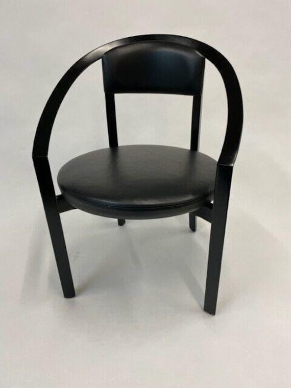 Armchair Rosenthal 'Nostro' chair | Leather | Black