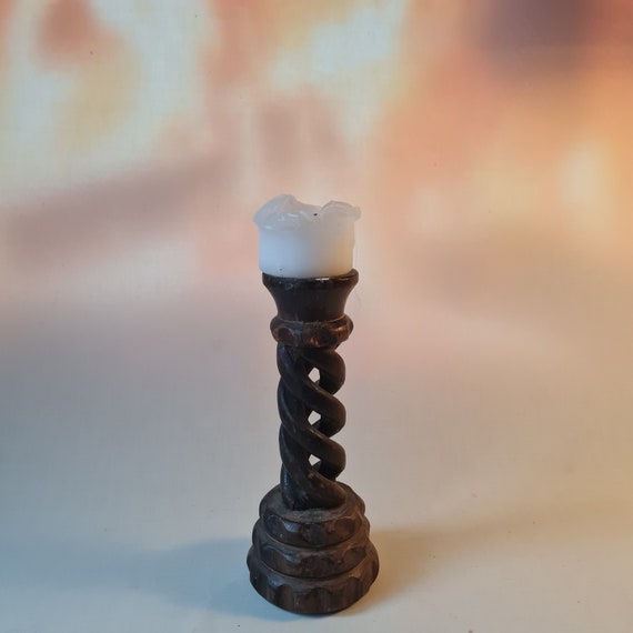 Candlestick | West African | Antique | Ebony