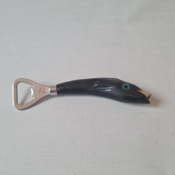 Fish-shaped bottle opener | Horn | J. A. Inox