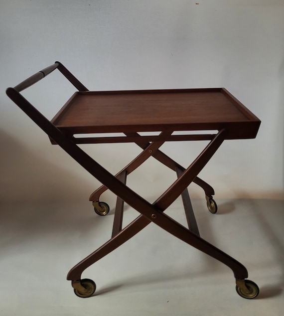 Serving trolley | Midcentury | Vintage | Teak | foldable | Top condition