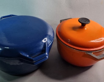 Enamelware | Pots | roaster | le creuset | Copco | Vintage
