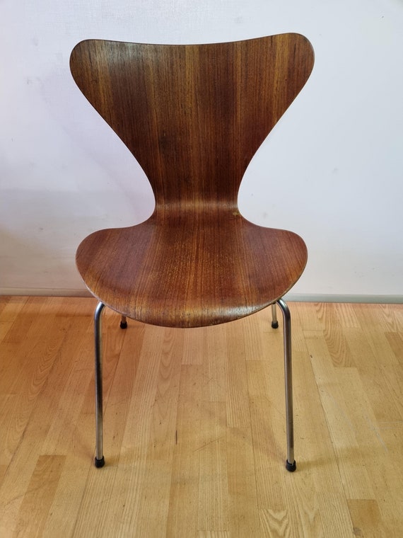 Arne Jacobsen | 7er Teak | Fritz Hansen | 70ies classic shapely timeless minimalist living room dining room furnishing interior warm