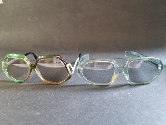 Christian Dior and Menrad designer glasses of the 70ies