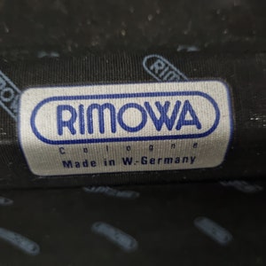 Small and medium Rimowa Suitcase Trolley Flightcase aluminum Vintage 70s 80s 90s image 4