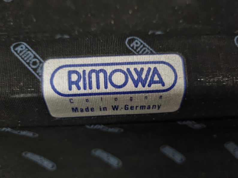 Small and medium Rimowa Suitcase Trolley Flightcase aluminum Vintage 70s 80s 90s image 4