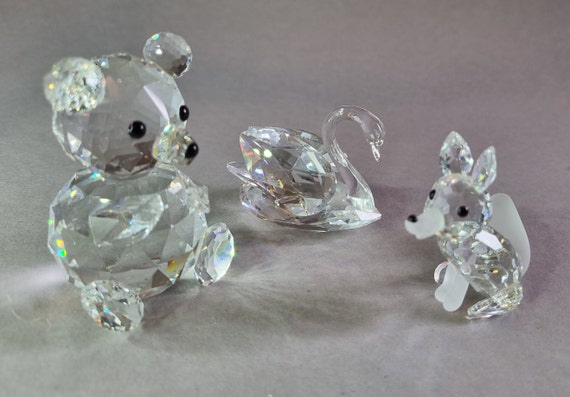 Swarovski Crystal | Miniatures | Animal Figures "FOREST FRIENDS" | 4 - 8 cm
