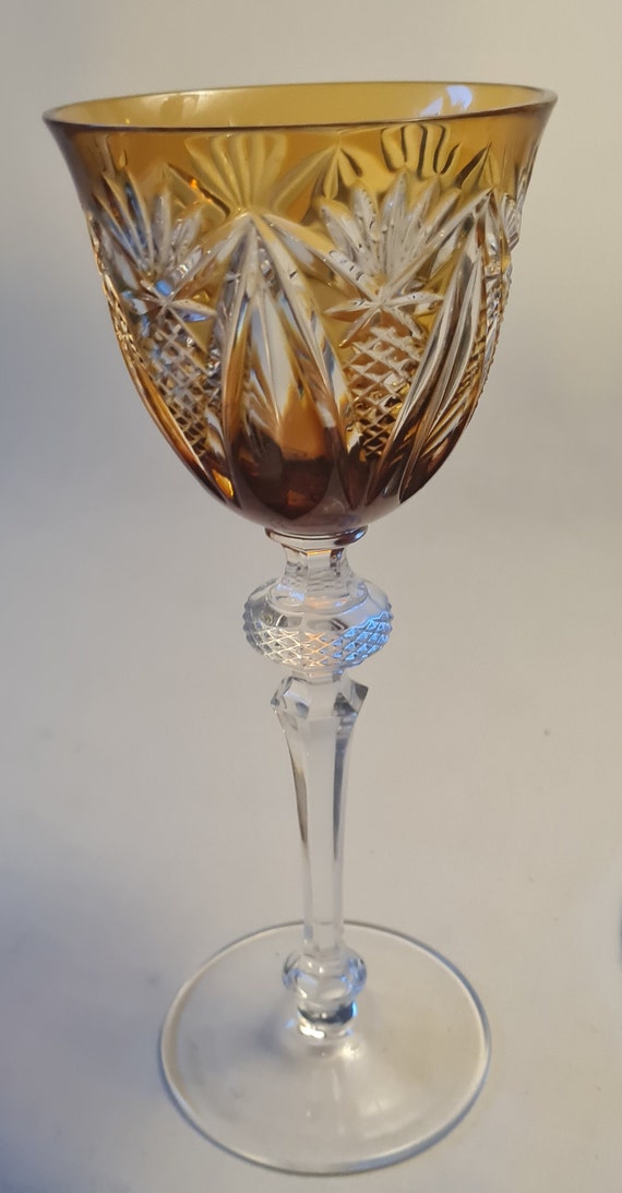 Prunkrömer | Wine goblet | WMF Christal Cabinet | 24 % lead crystal | Diamond cut
