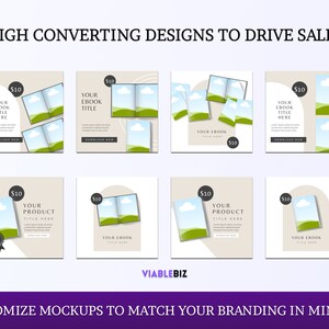 Customizable Canva ebook mockup design