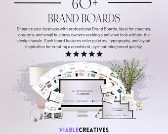Szablon zestawu do brandingu, tablice marki, tablice marki firmy, zestaw logo, paleta kolorów marki, edytowalne tablice marki Canva, projektowanie logo