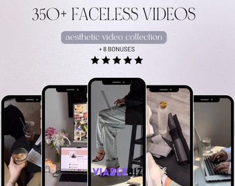 PLR/MRR Faceless Videos, Faceless Reels with Master Resell Rights and Private Label Rights, Faceless Video Content, Instagram Faceless Reels