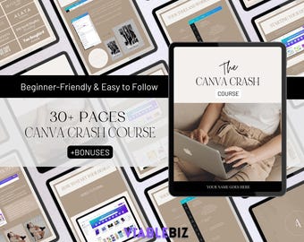 Canva Crash Course: PLR Resell Guide with Video Tutorials (Digital Product)