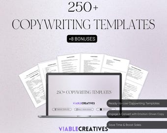 PLR/MRR Templates, PLR Digital Products, Done For You Products to Sell, Copywriting Guide, Email Template, Blog Template, Mockup Template