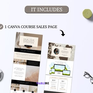 Course Sales Page Template Canva Sales Page Template Course Creator Course Sales Page Template Canva Sales Page Template Course Creator