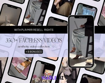 PLR Faceless Videos, Faceless Reels with Master Resell Rights and Private Label Rights, Faceless Video Content, Instagram Faceless Reels