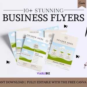 Business Flyer, Marketing Flyer Template, Canva Flyer, Small Business Templates, Canva Business Flyer Design, Business Plan Start Up