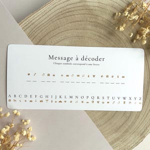Gecodeerde boodschapkaart voor zwangerschapsaankondiging, aanzoek peetouder, huwelijksaankondiging, getuigenaanzoek, kraslot, origineel gepersonaliseerd cadeau