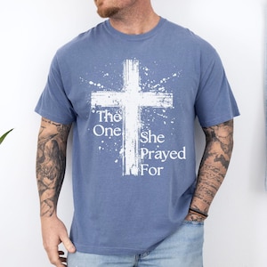 クリスチャン夫シャツ、メンズ聖書Tシャツ、メンズクリスチャンTシャツコンフォートカラー、メンズ宗教Tシャツ、メンズイエスTシャツ、信仰シャツ
