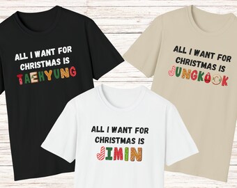 BTS Christmas Shirt: Custom Army Fan Gift