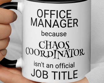 Office Manager Gift, Office Manager Mug, Office Manager Gift For Women Men Coworker, Office Manager Birthday Secret Santa Thank You Gift