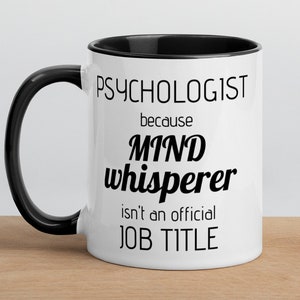 Psychologist gifts, Psychologist coffee cup, Psychology Student gifts, Secret Santa gift, Coworker gift, Psychologist mug