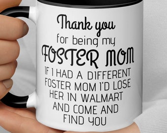 Foster Mom Gift, Funny Gift For Foster Mom, Foster Parent  Bonus Mom Gift, Foster Mom Birthday Thank You Mother's Day Gift, Foster Mom Mug
