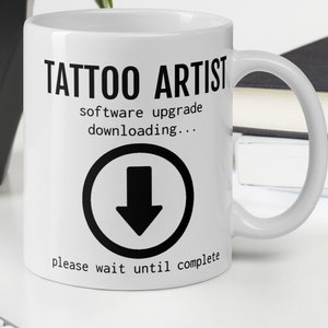 Tattoo Artist Coffee Mug Gift, Tattoo Artist Gift For Women Men, Gift For Tattooist, Tattoo Artist Thank You New Job Secret Santa Gift