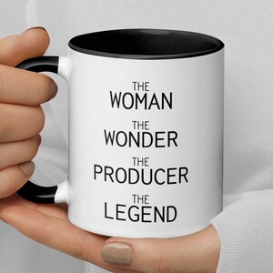 Woman Wonder Producer Coffee Mug, Producer Gift For Women, Producer Leaving Thank You New Job Promotion Secret Santa Gift, Gift For Producer